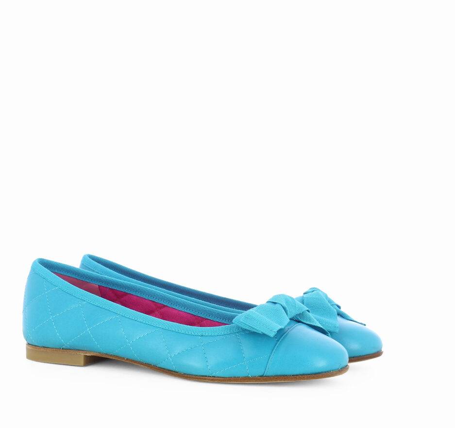 Le Babe BALLERINE IN NAPPA TURCHESE 2025