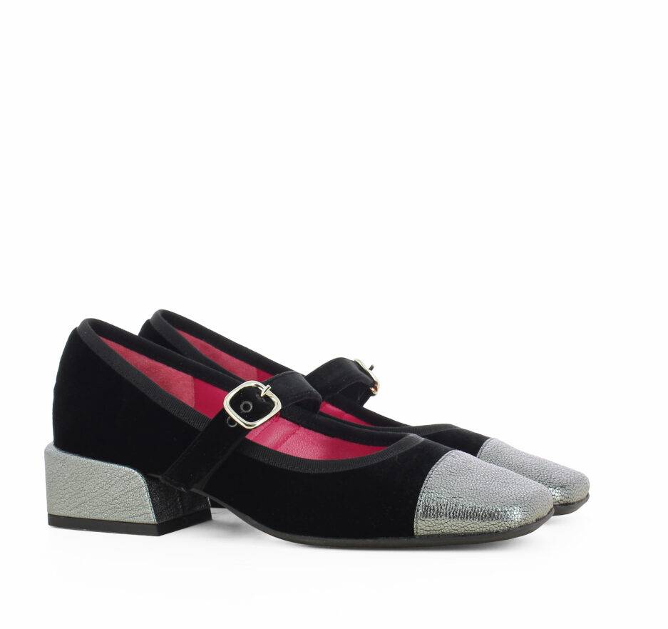 Le Babe BALLERINE IN VELLUTO NERO Qualità