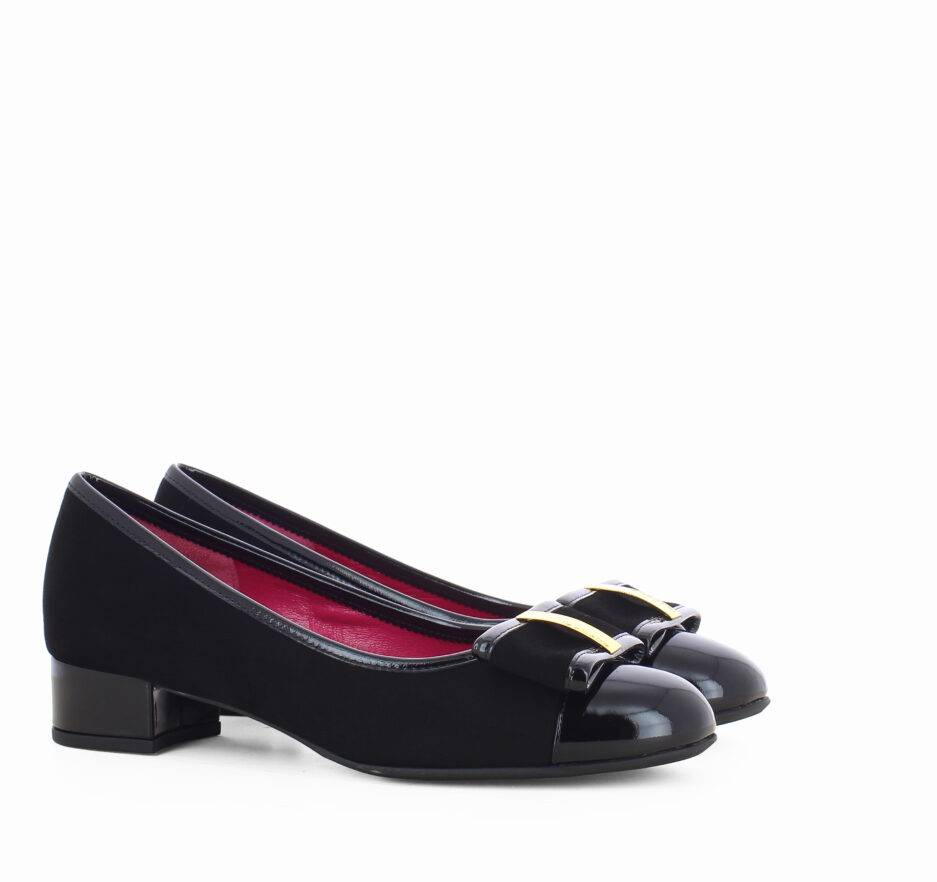 Le Babe BALLERINE IN VELOUR NERO Promozione