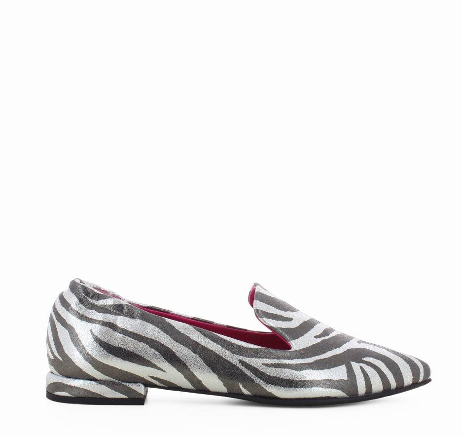 Le Babe SLIP ON IN LAMINATO ZEBRA Promozione Limitata