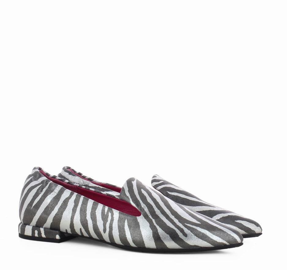 Le Babe SLIP ON IN LAMINATO ZEBRA Promozione Limitata