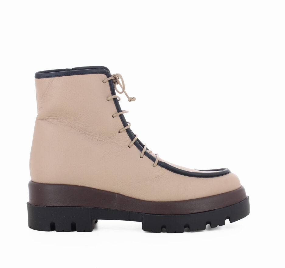 Le Babe BOOTS IN VITELLO SAND Economico