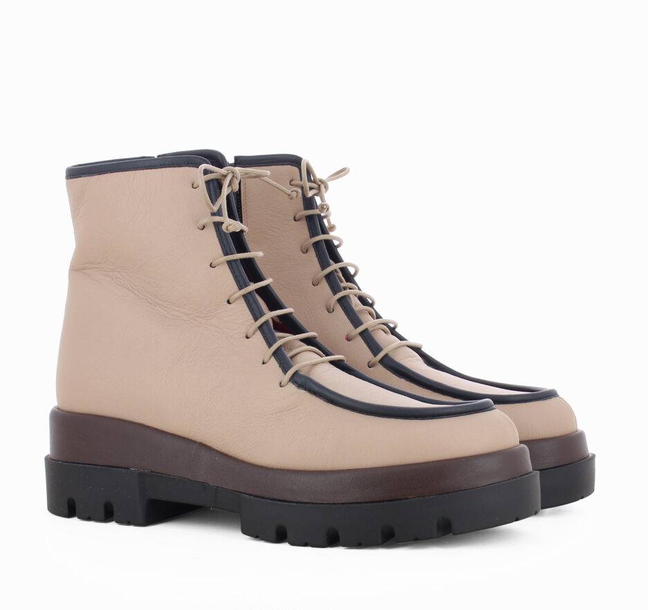 Le Babe BOOTS IN VITELLO SAND Economico
