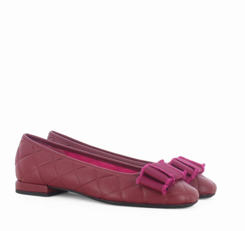 Le Babe BALLERINE IN NAPPA BRUNELLO Nuovo