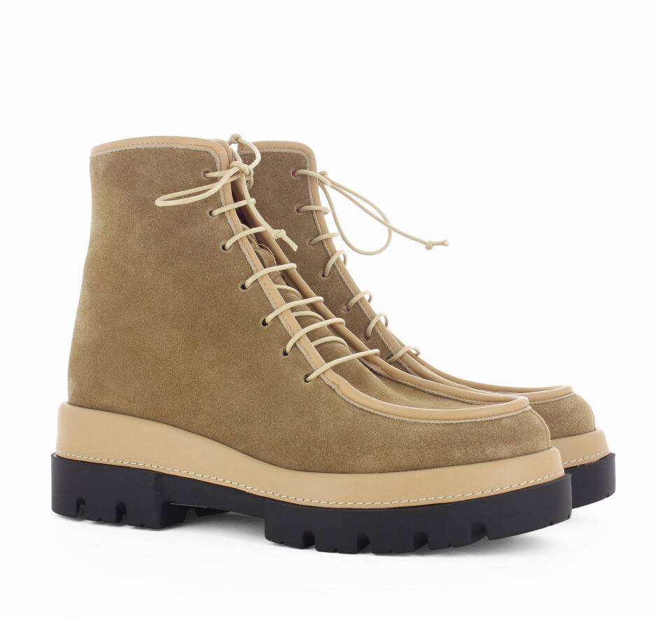 Le Babe BOOTS IN SCAMOSCIATO ACERO Acquista Ora