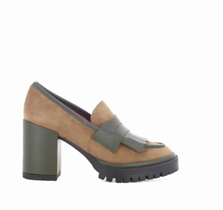 Le Babe MOCASSINI IN VELOUR TAUPE Fino Al -60%