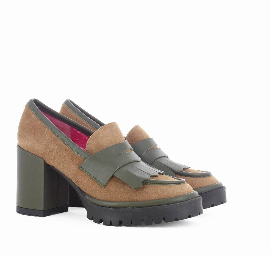 Le Babe MOCASSINI IN VELOUR TAUPE Fino Al -60%