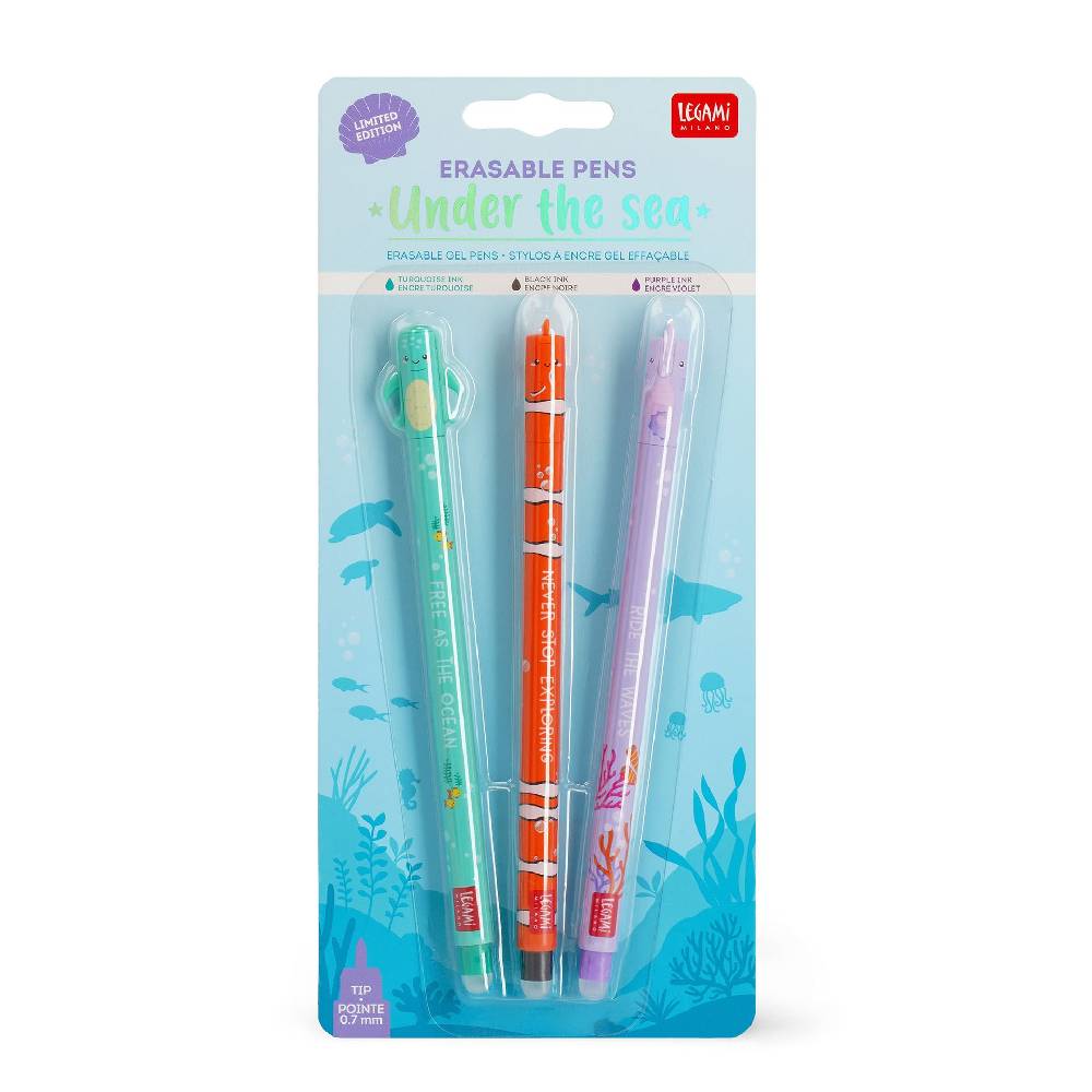 ﻿Legami Set di 3 Penne Gel Cancellabili - Erasable Pen Hotsell