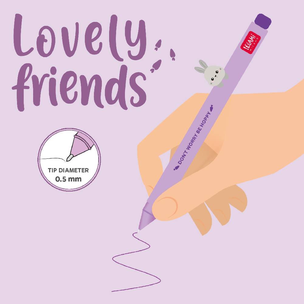 Legami Penna Gel - Lovely Friends Nuova