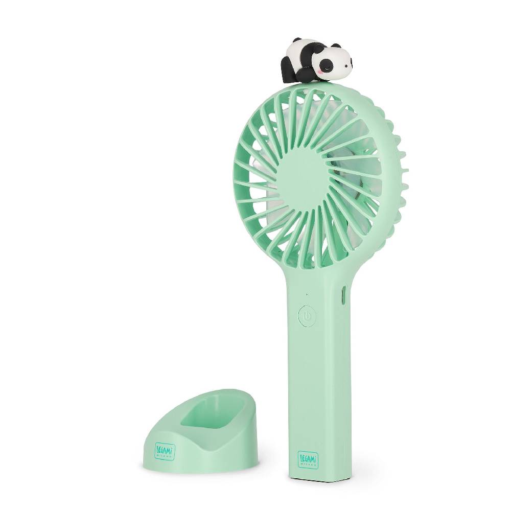 Legami Ventilatore Portatile Ricaricabile con Base - Mini Fan Saldi Di Fabbrica
