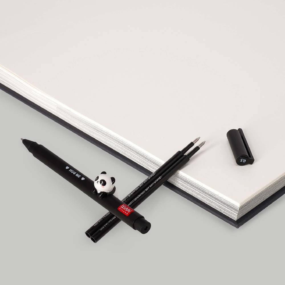 Legami Set Penna Lovely Panda con Refill Nero 2025