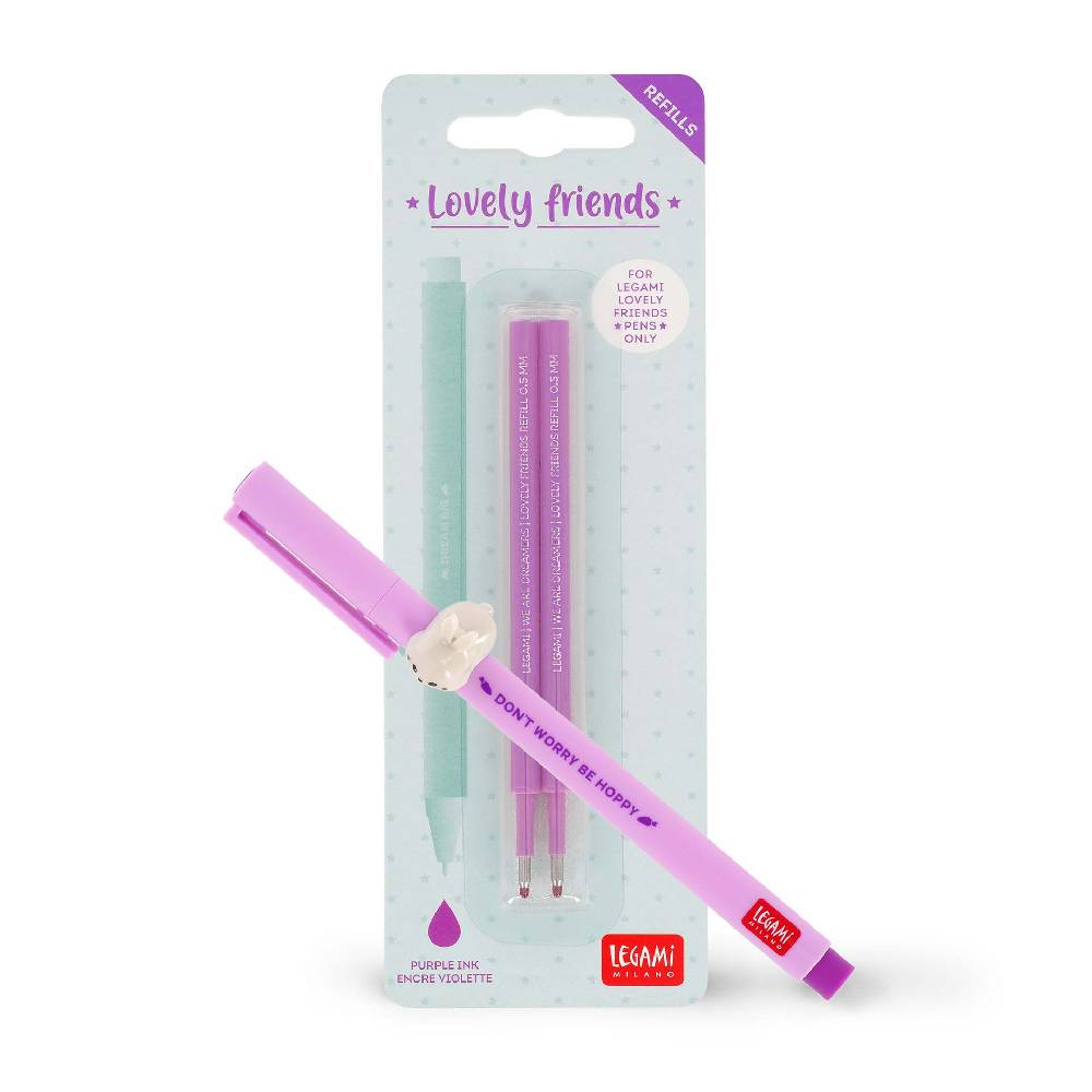 Legami Set Penna Lovely Bunny con Refill Viola Promozione
