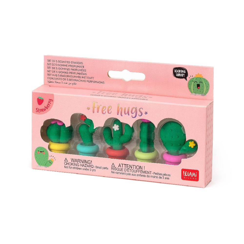 Legami Set di 5 Gomme Profumate - Free Hugs 2025