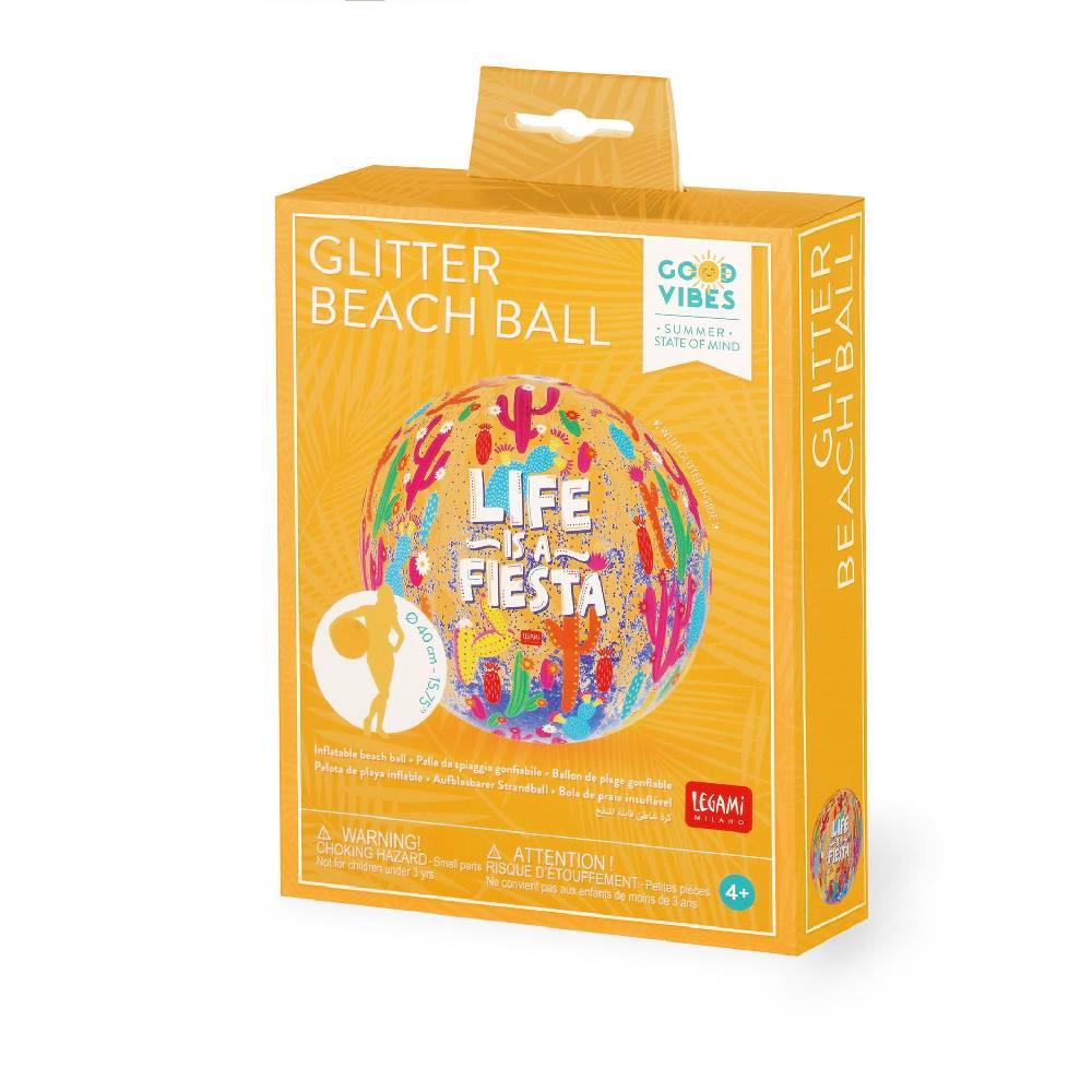 Legami Palla da Spiaggia Gonfiabile - Glitter Beach Ball In Linea