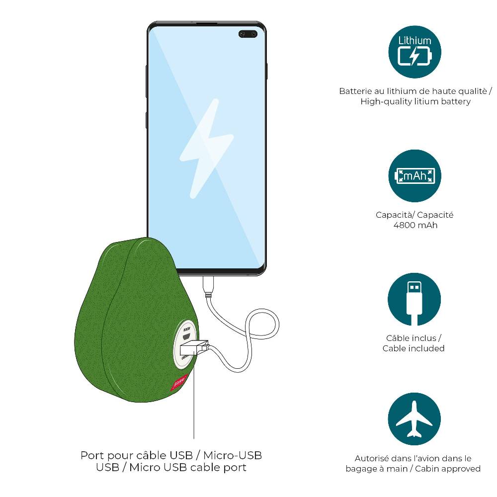 Legami Caricabatteria Portatile - My Super Power Italia
