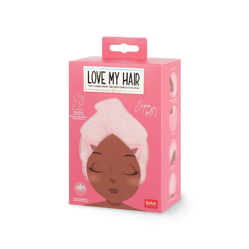 Legami Asciugamano per Capelli a Turbante - Love My Hair Outlet