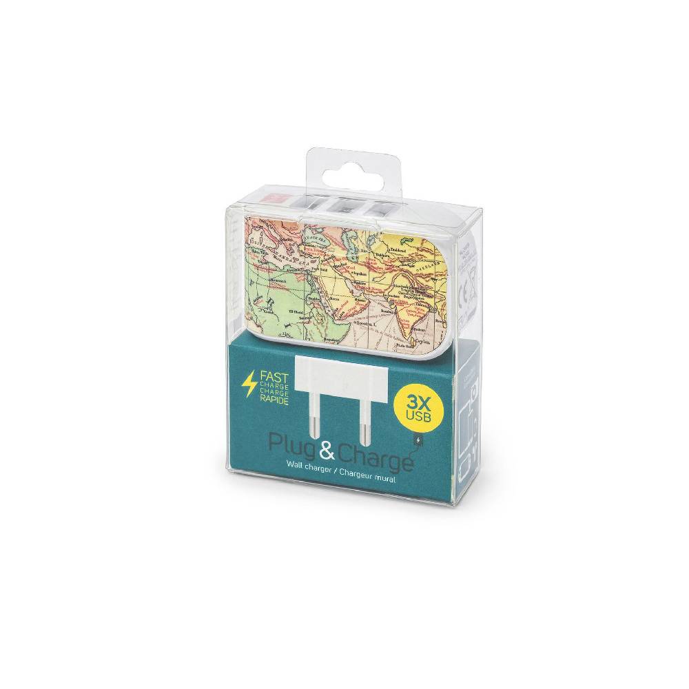 Legami Caricabatterie da Muro - 3 USB - Plug &Charge Affare Del Giorno