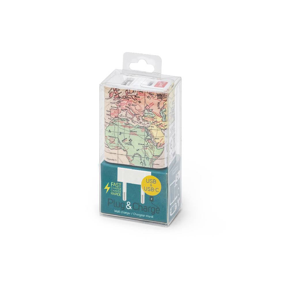 Legami Caricabatterie da Muro - USB + USB-C - Plug &Charge 2025