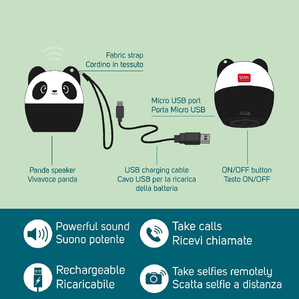 Legami Mini Vivavoce e Speaker Wireless - Pump Up The Volume Vendita Economica