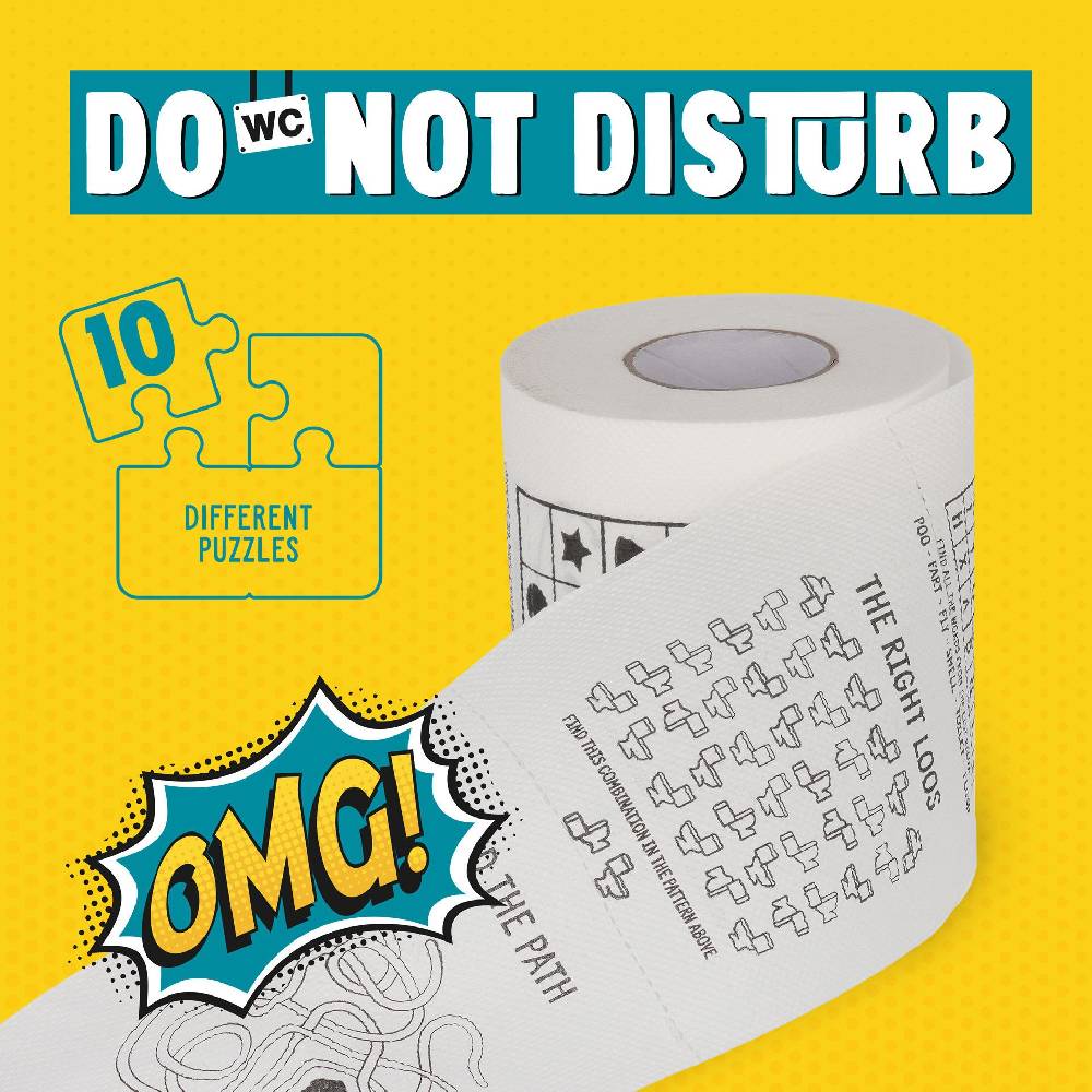 Legami Carta Igienica Enigmistica - Do not Disturb In Saldo
