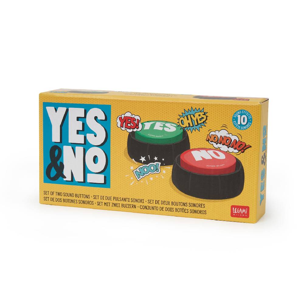 Legami YES & NO - Set di Due Pulsanti Sonori In Linea