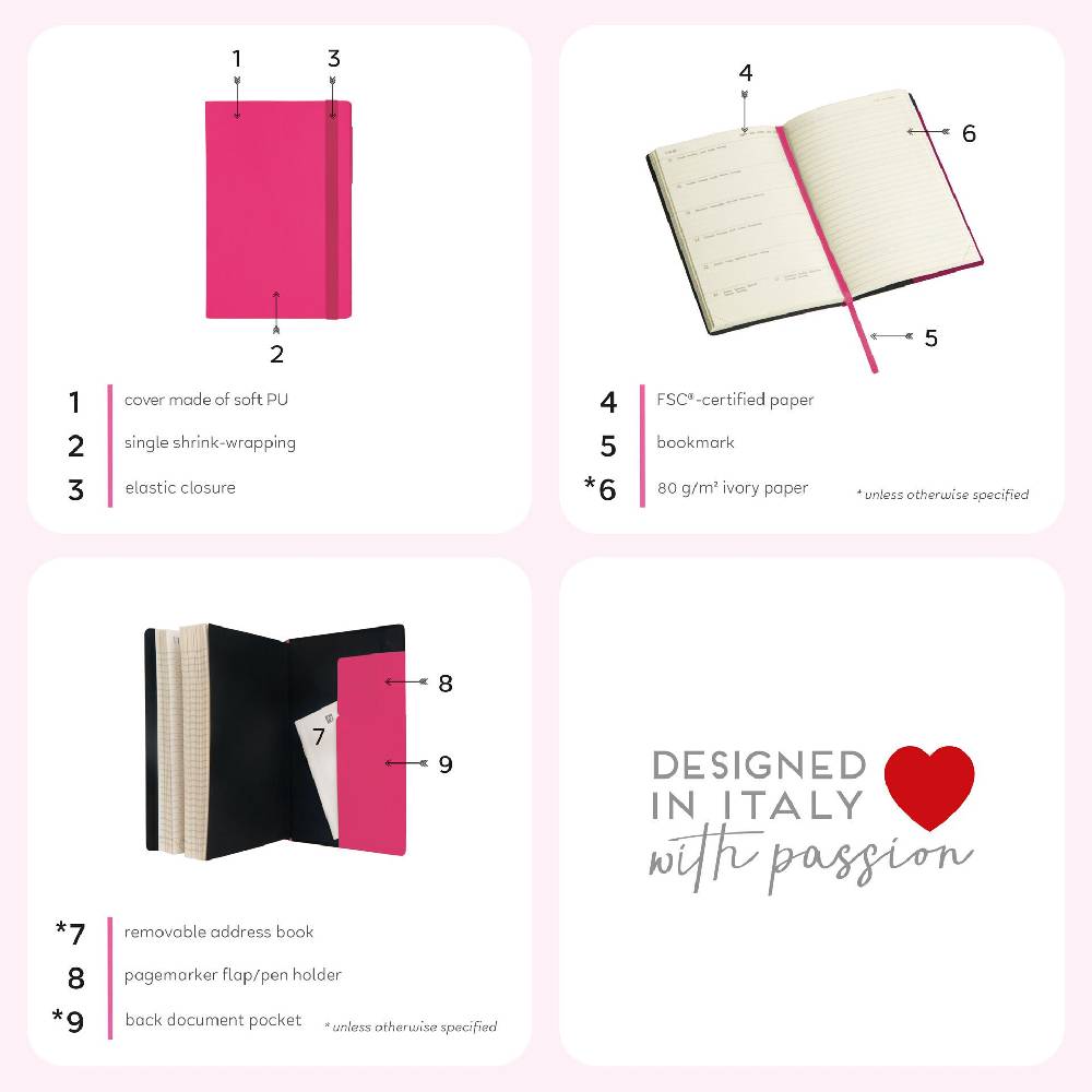 Legami Agenda da Scrivania 13 Mesi - Desk Planner - 2025 Convenienza