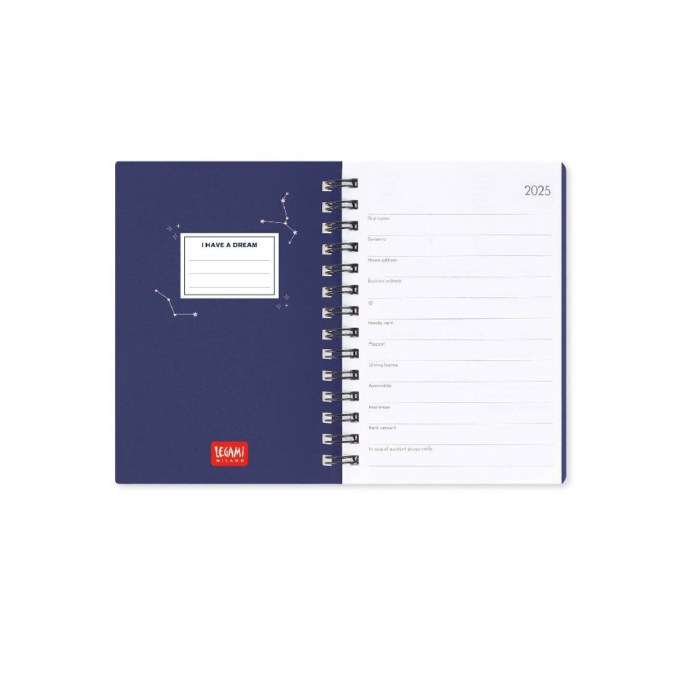 Legami Agenda 12 Mesi Settimanale - Small - Spiralata - 2025 Outlet