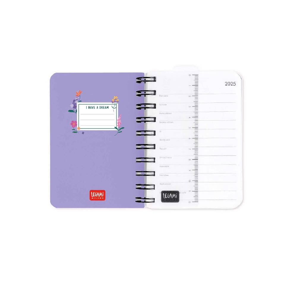 Legami Agenda 12 Mesi Giornaliera - Small - Spiralata - 2025 Shopping Online