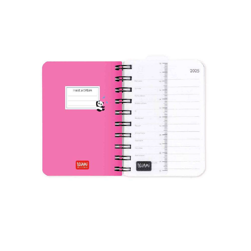 Legami Agenda 12 Mesi Giornaliera - Small - Spiralata - 2025 Sconto