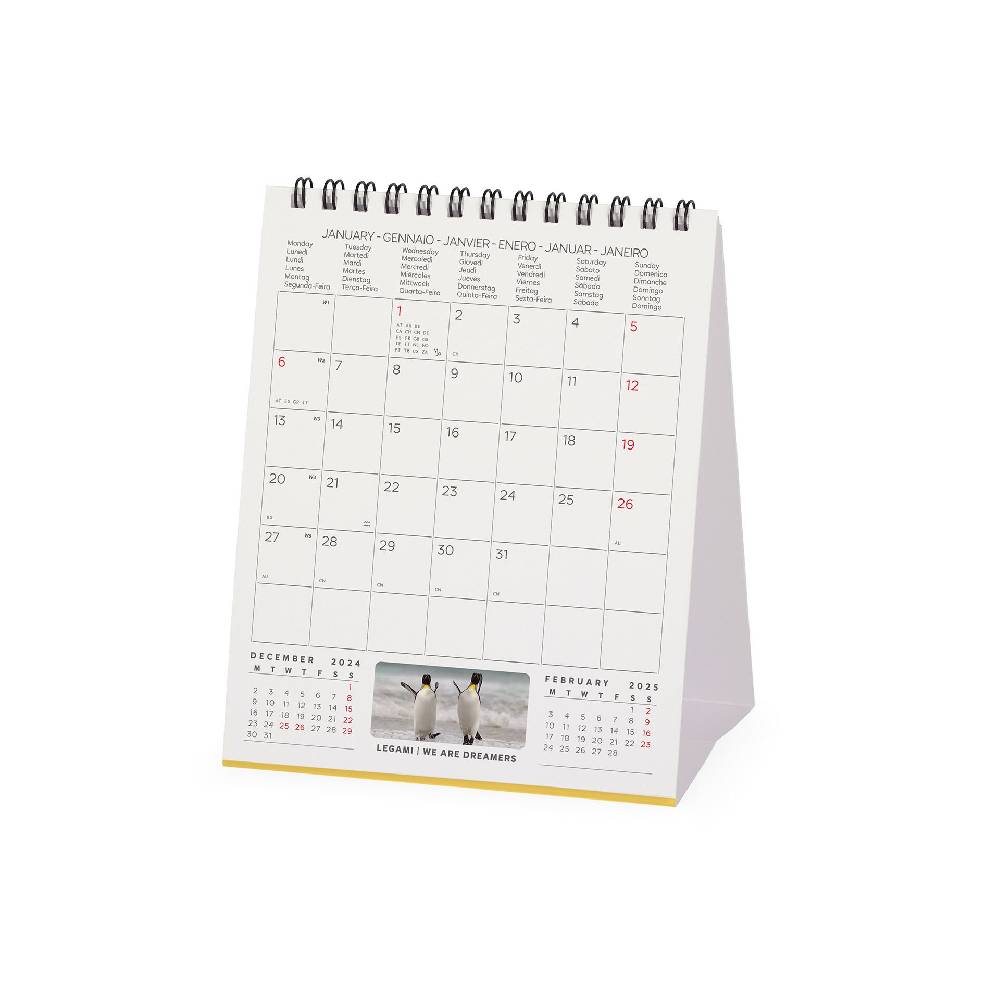 Legami Calendario da Tavolo 2025 - 12 x 14,5 cm Nuovo