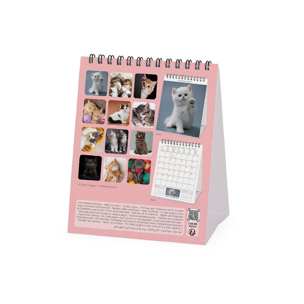 Legami Calendario da Tavolo 2025 - 12 x 14,5 cm Qualità