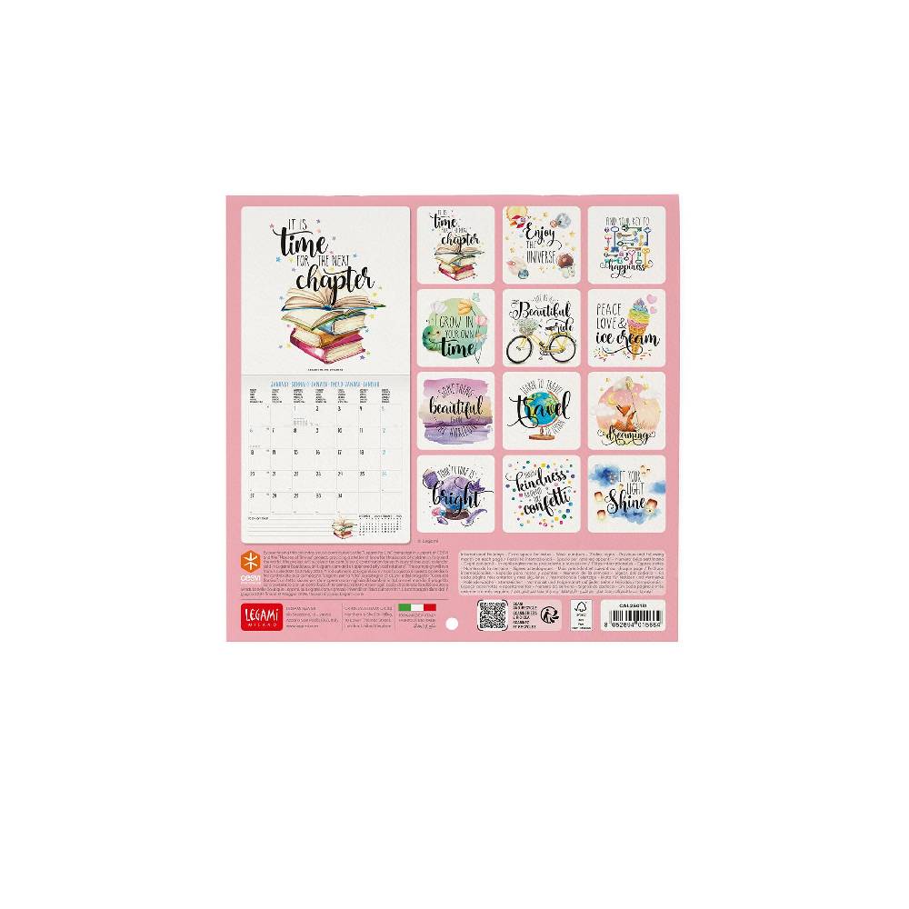 Legami Calendario da Parete 2025 - 18 x 18 cm Vendita