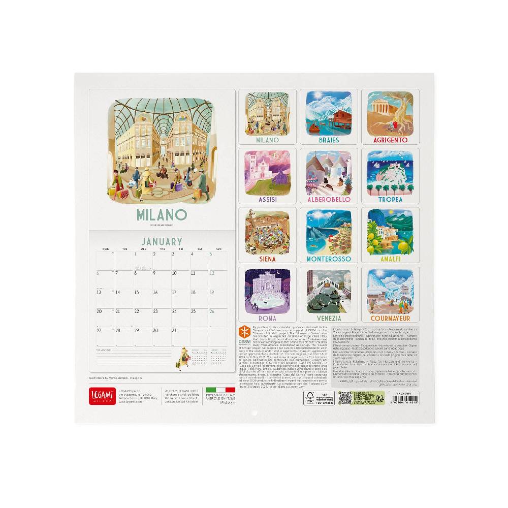Legami Calendario da Parete 2025 - 30 x 29 cm Promozione