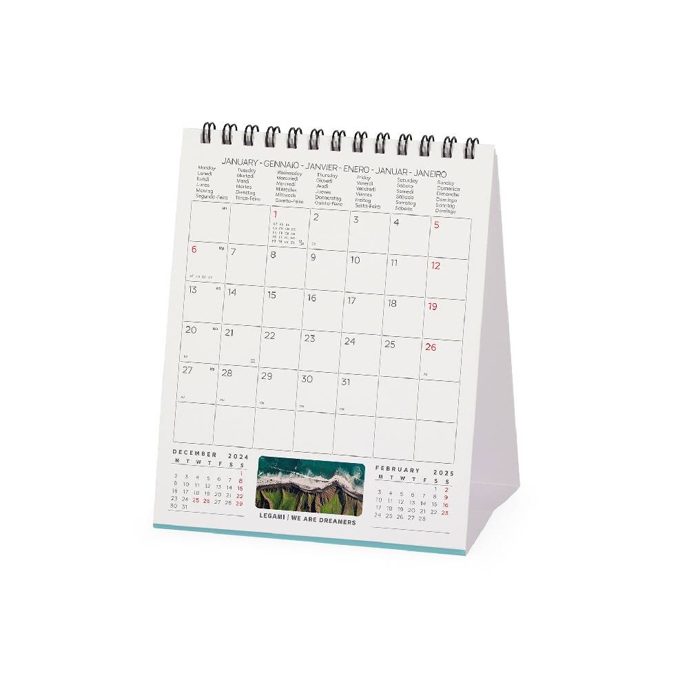 Legami Calendario da Tavolo 2025 - 12 x 14,5 cm Negozi Online
