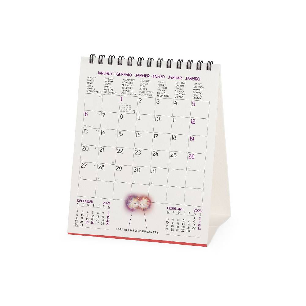 Legami Calendario da Tavolo 2025 - 12 x 14,5 cm Promozione Limitata