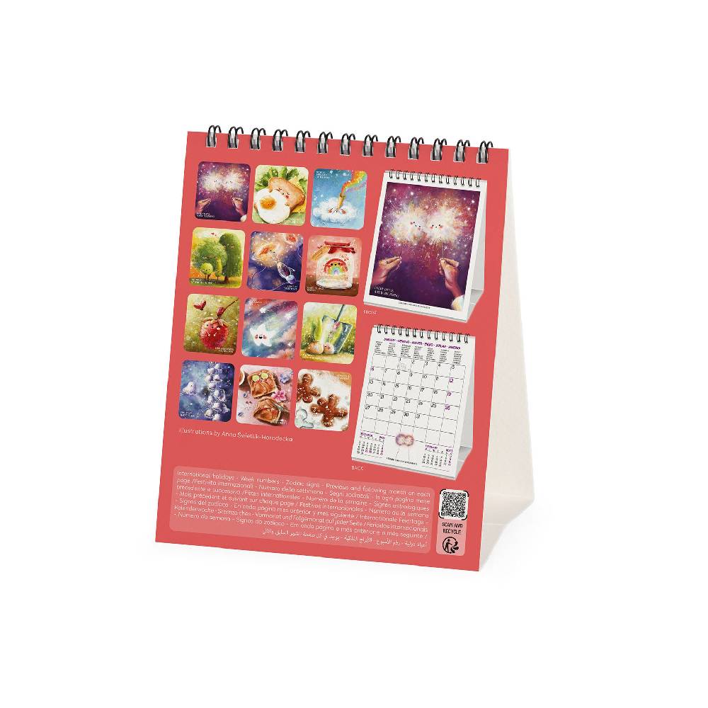 Legami Calendario da Tavolo 2025 - 12 x 14,5 cm Promozione Limitata
