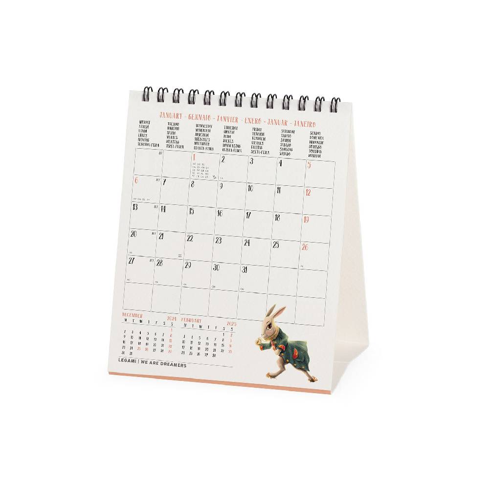 Legami Calendario da Tavolo 2025 - 12 x 14,5 cm Fino Al -60%
