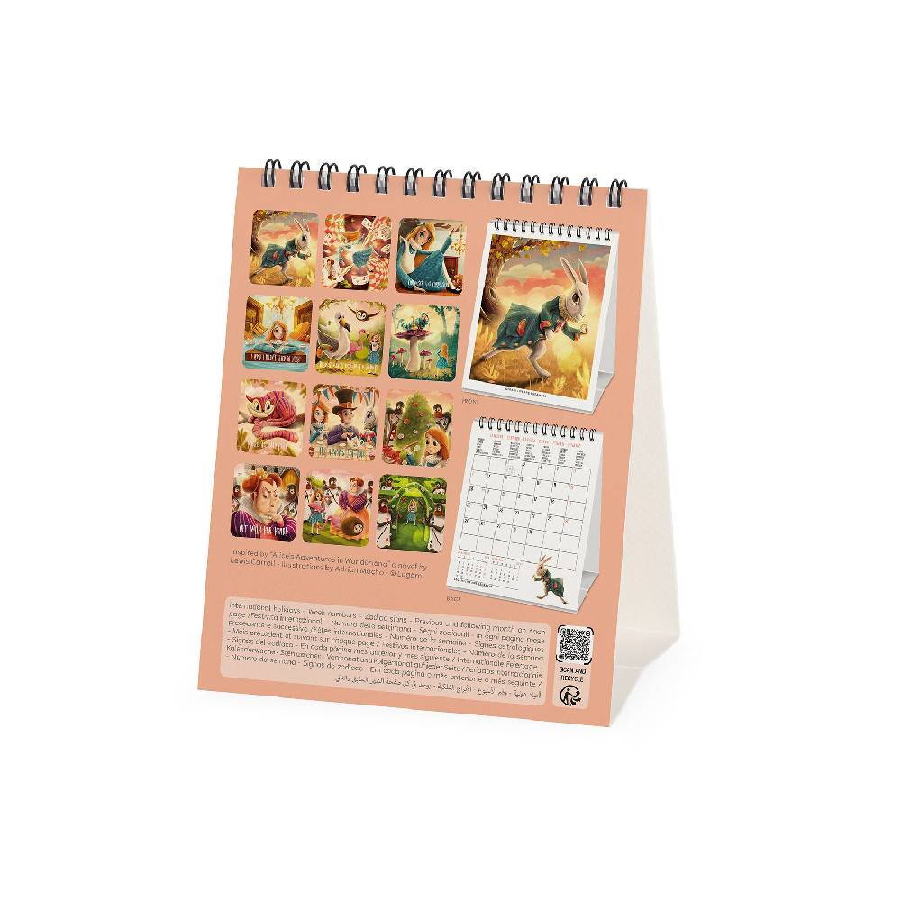 Legami Calendario da Tavolo 2025 - 12 x 14,5 cm Fino Al -60%