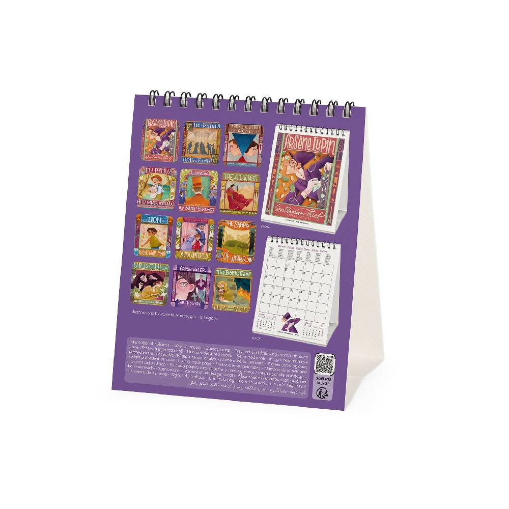 Legami Calendario da Tavolo 2025 - 12 x 14,5 cm Prezzo Ridotto