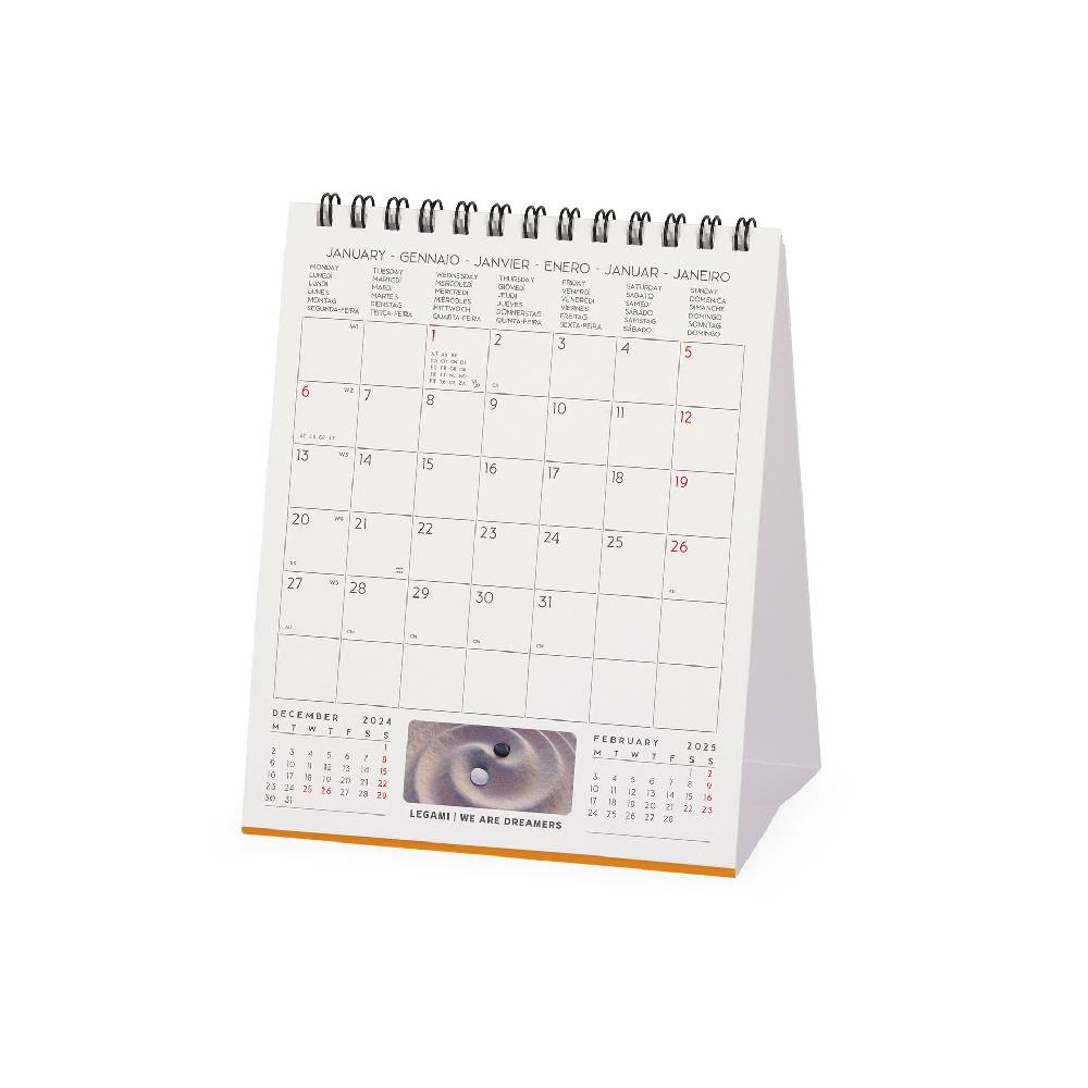Legami Calendario da Tavolo 2025 - 12 x 14,5 cm Sottocosto