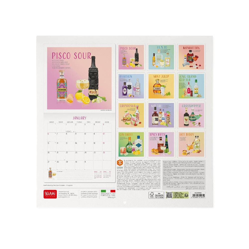 Legami Calendario da Parete 2025 - 30 x 29 cm Online