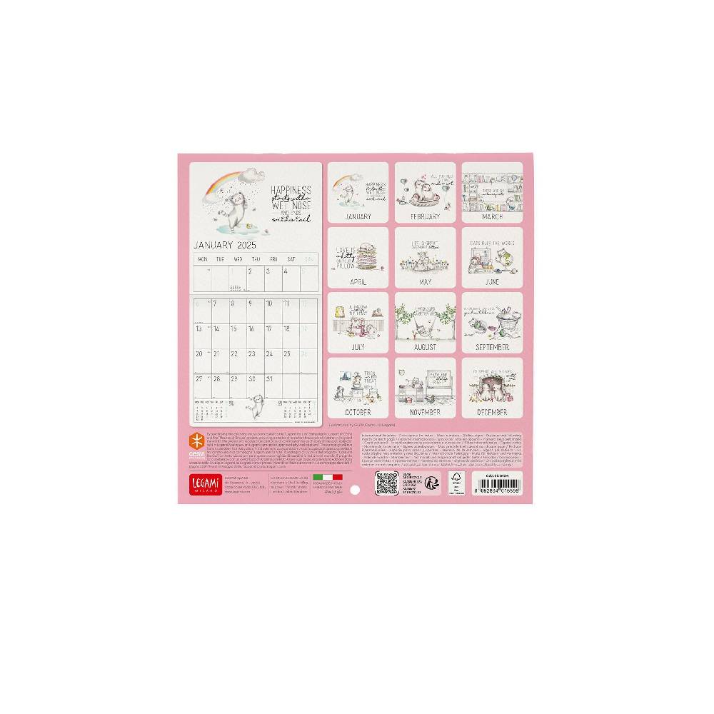 Legami Calendario da Parete 2025 - 18 x 18 cm Saldi