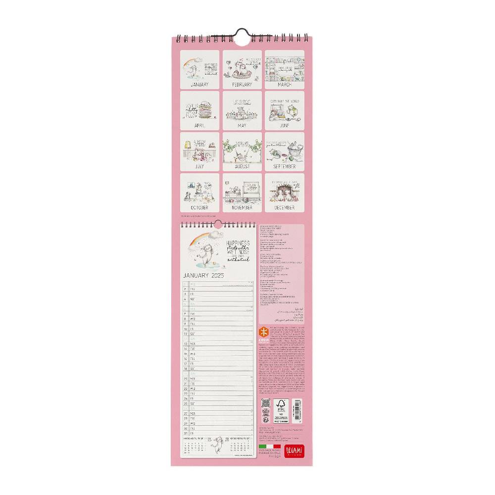 Legami Calendario da Parete 2025 - 16 x 49 cm Vendita Economica