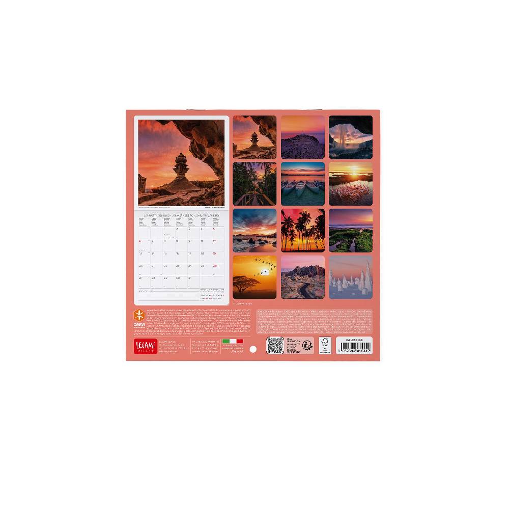 Legami Calendario da Parete 2025 - 18 x 18 cm Negozio