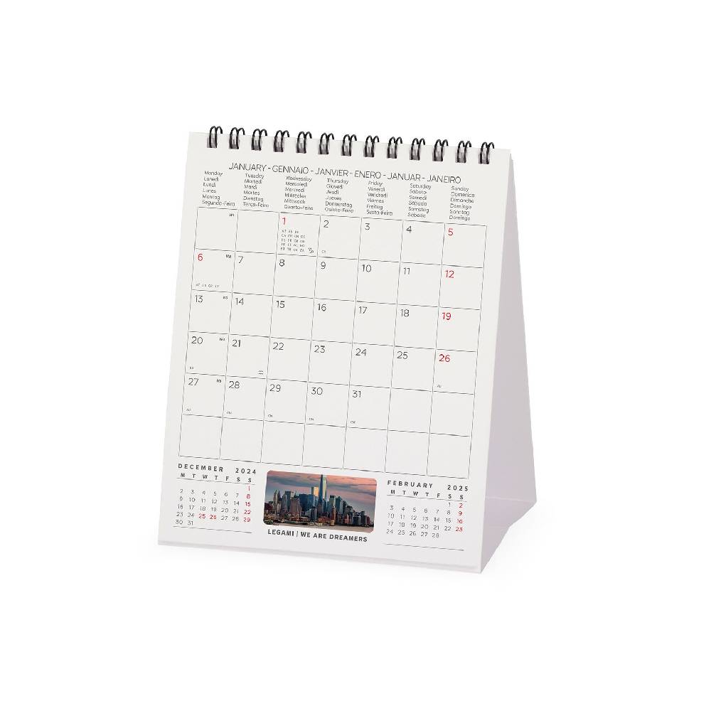 Legami Calendario da Tavolo 2025 - 12 x 14,5 cm Nuova