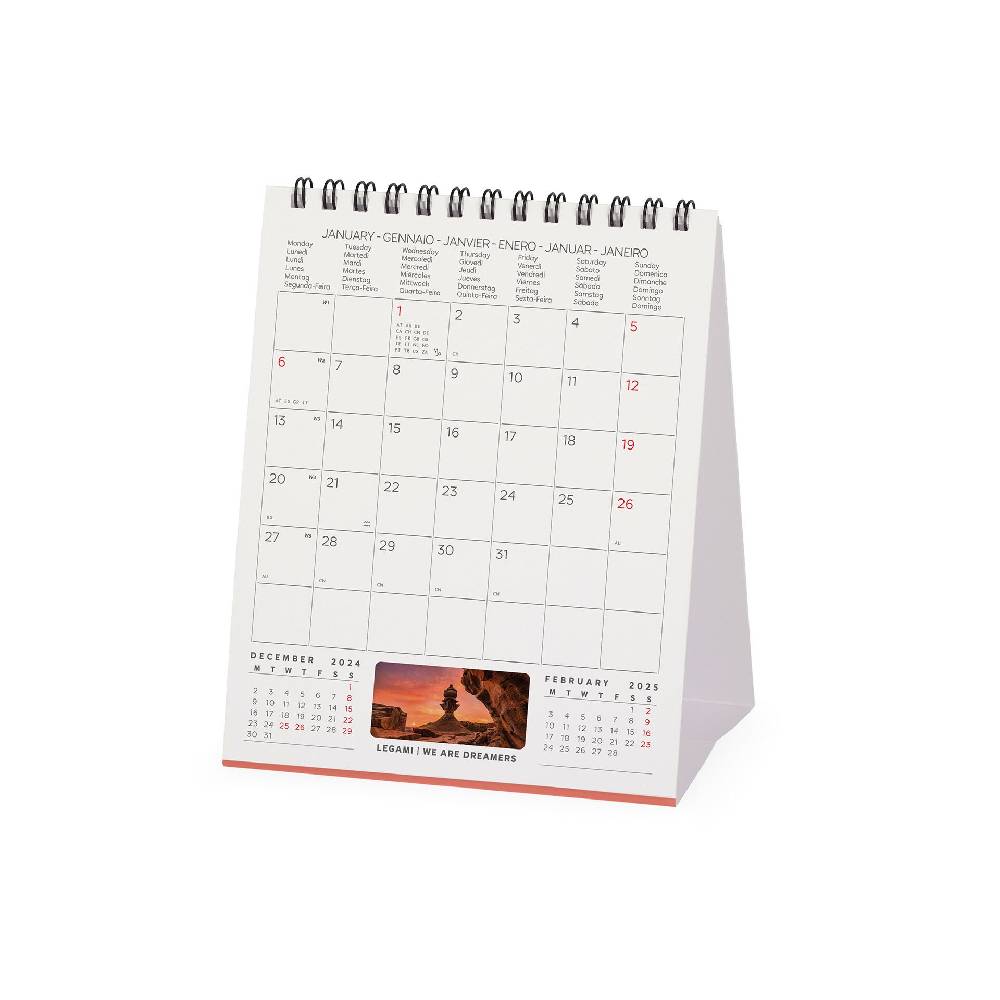 Legami Calendario da Tavolo 2025 - 12 x 14,5 cm Moda