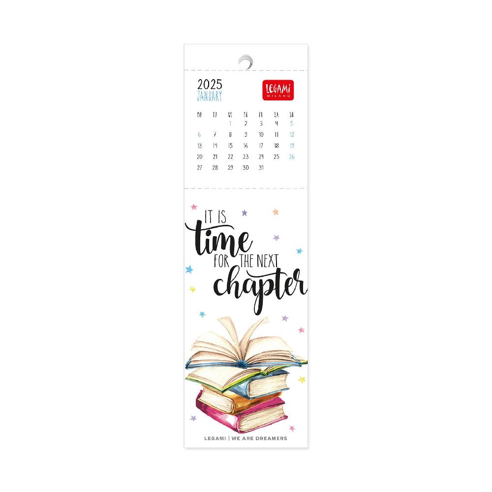 Legami Calendario Segnalibro 2025 - 5,5 x 18 cm Spedizione Gratuita
