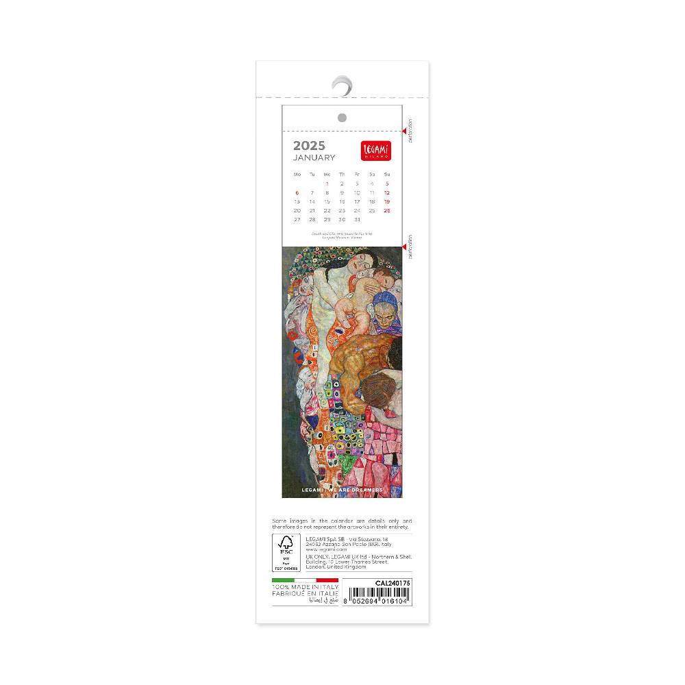 Legami Calendario Segnalibro 2025 - 5,5 x 18 cm Acquista Ora