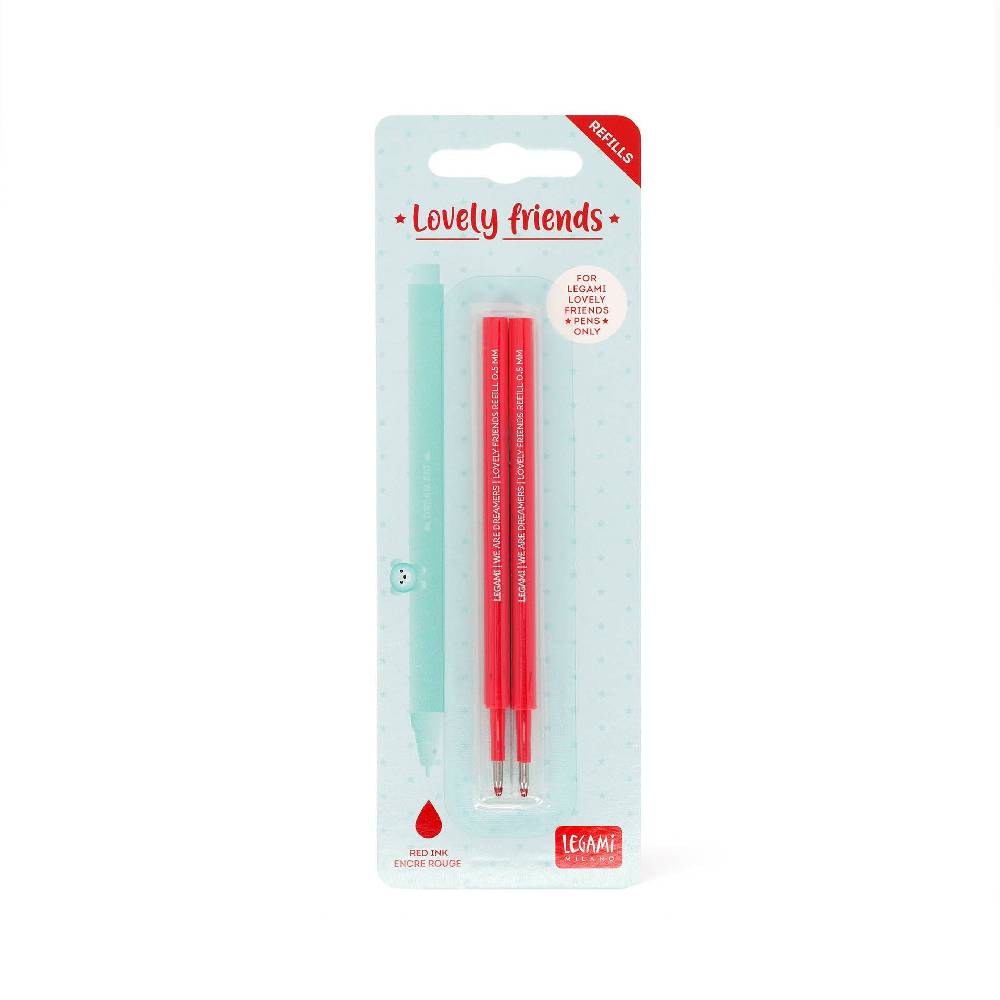 Legami Set di 2 Refill per Penna Gel - Lovely Friends Negozi Online