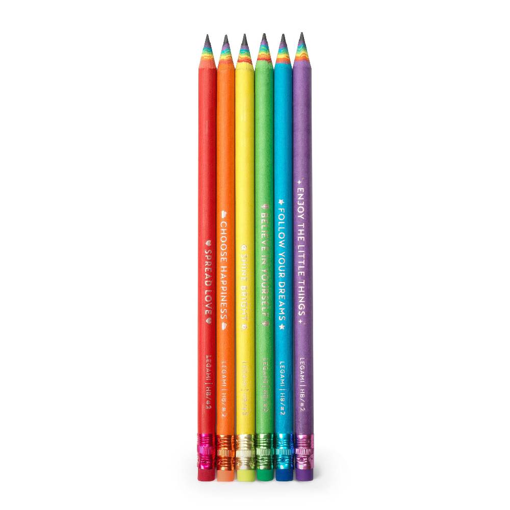 Legami Set di 6 Matite HB in Carta Riciclata Sottocosto
